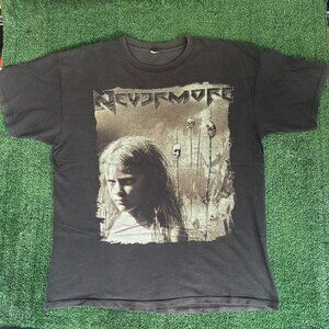 Vintage Nevermore Godless Endeavor T-Shirt Y2K Metal Band Tee